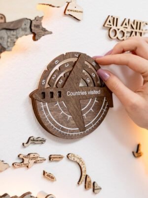 World Map accessories Travel Tracker